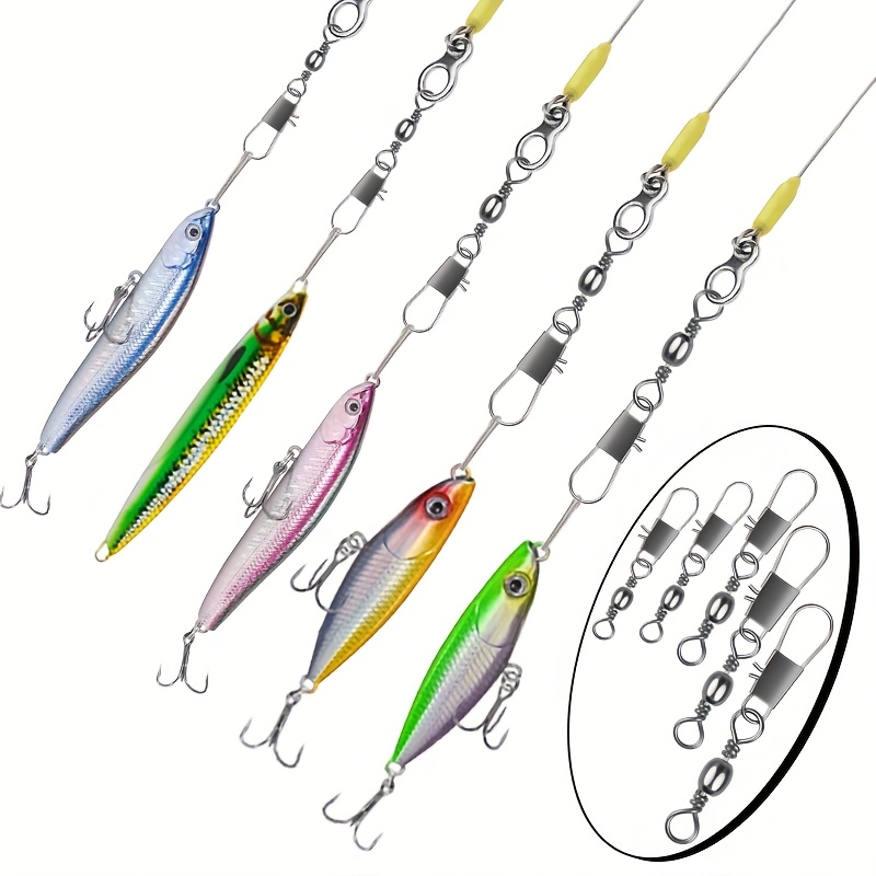 50Pc/box Stainless Steel Swive - Fishing Line Box 评论和价格