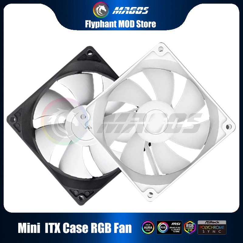 Mini ITX Case ARGB Fan 8cm 9cm - Fly Line 评论和价格