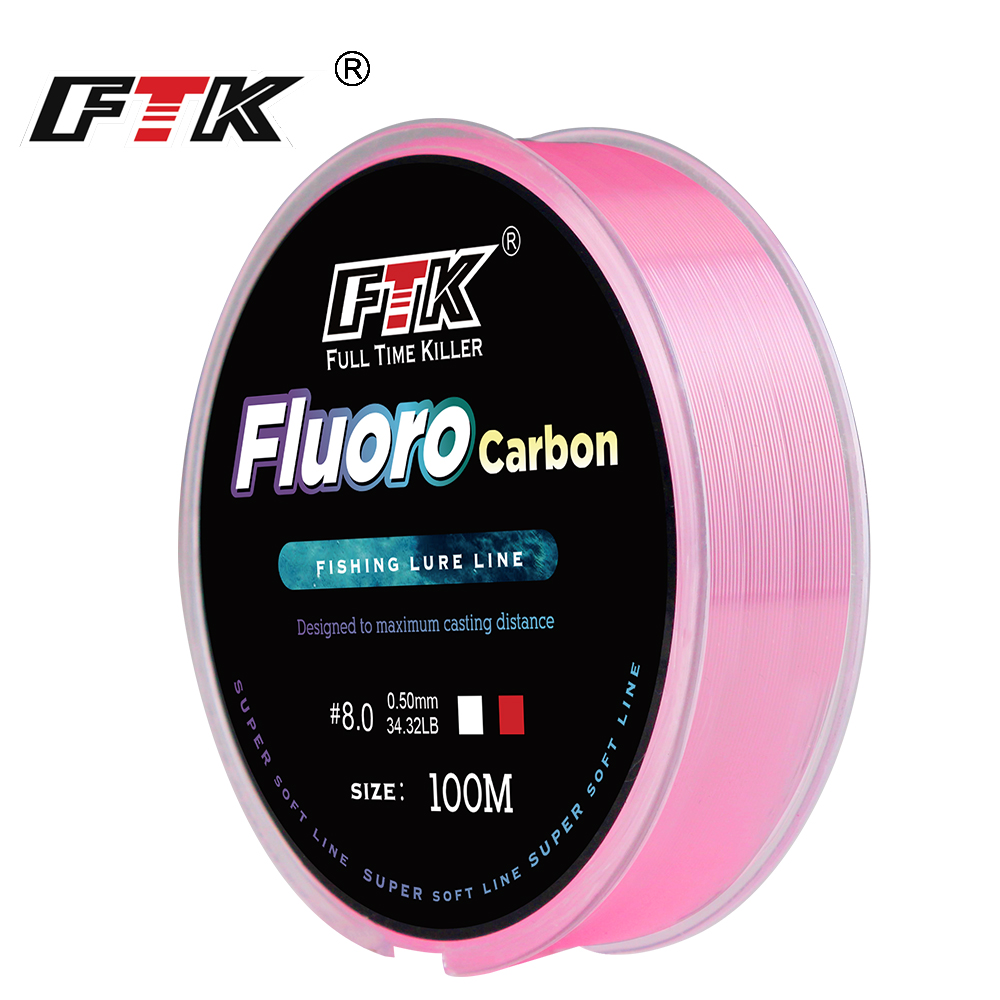 FTK 100m 4.13-34.32LB Fluoroca - Fluorocarbon Line 评论和价格