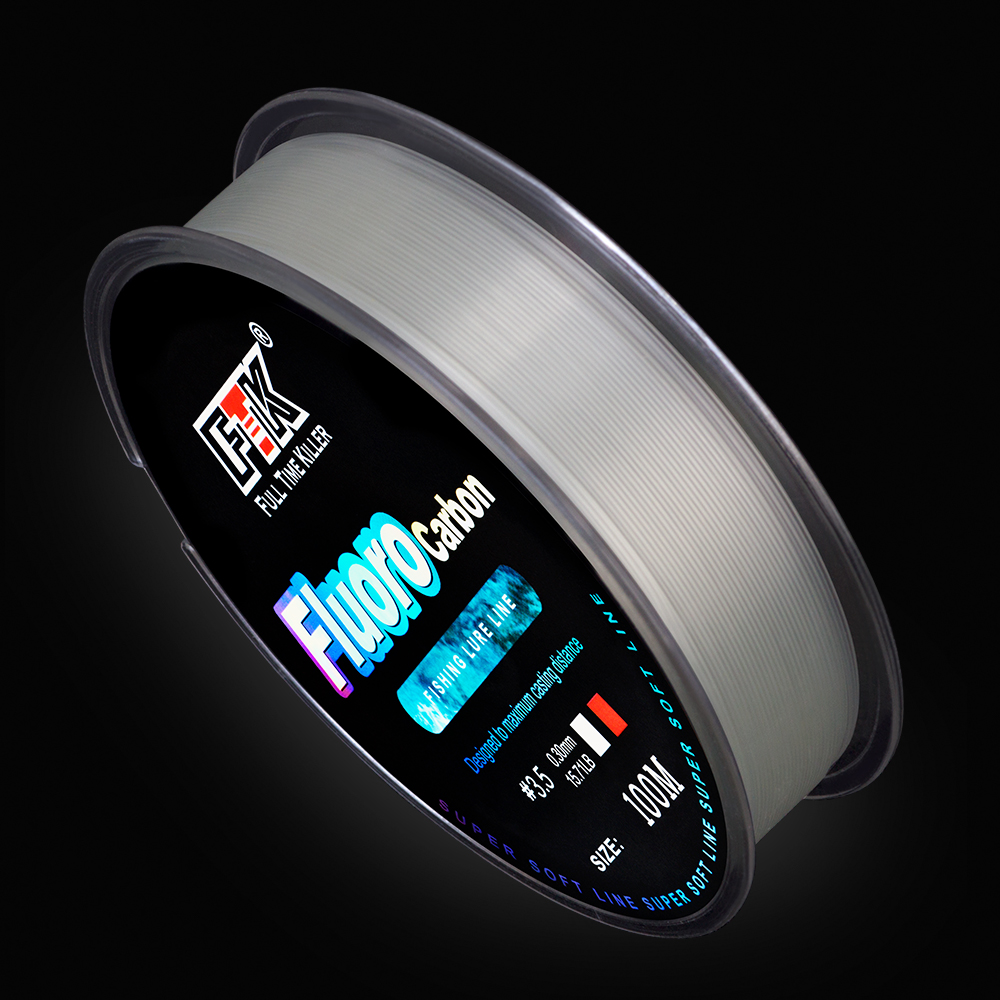 FTK 100m 4.13-34.32LB Fluoroca - Fluorocarbon Line 评论和价格