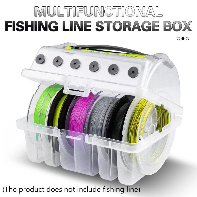 Fishing Tackle Box 6 Compartme - Fishing Line Box 评论和价格