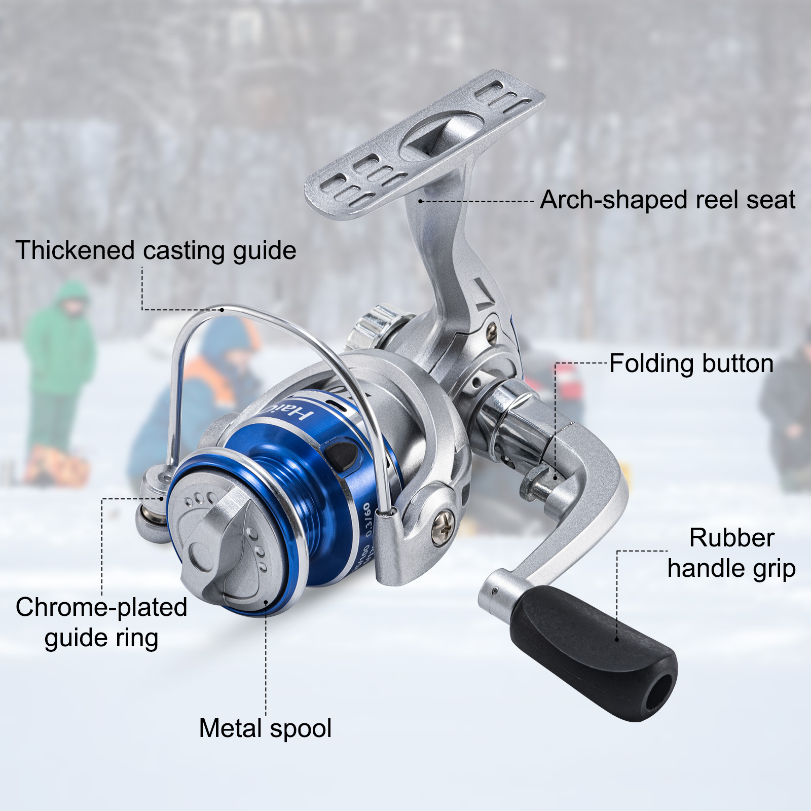 Goture New Ice Fishing Reels W - Ice Fishing Line 评论和价格