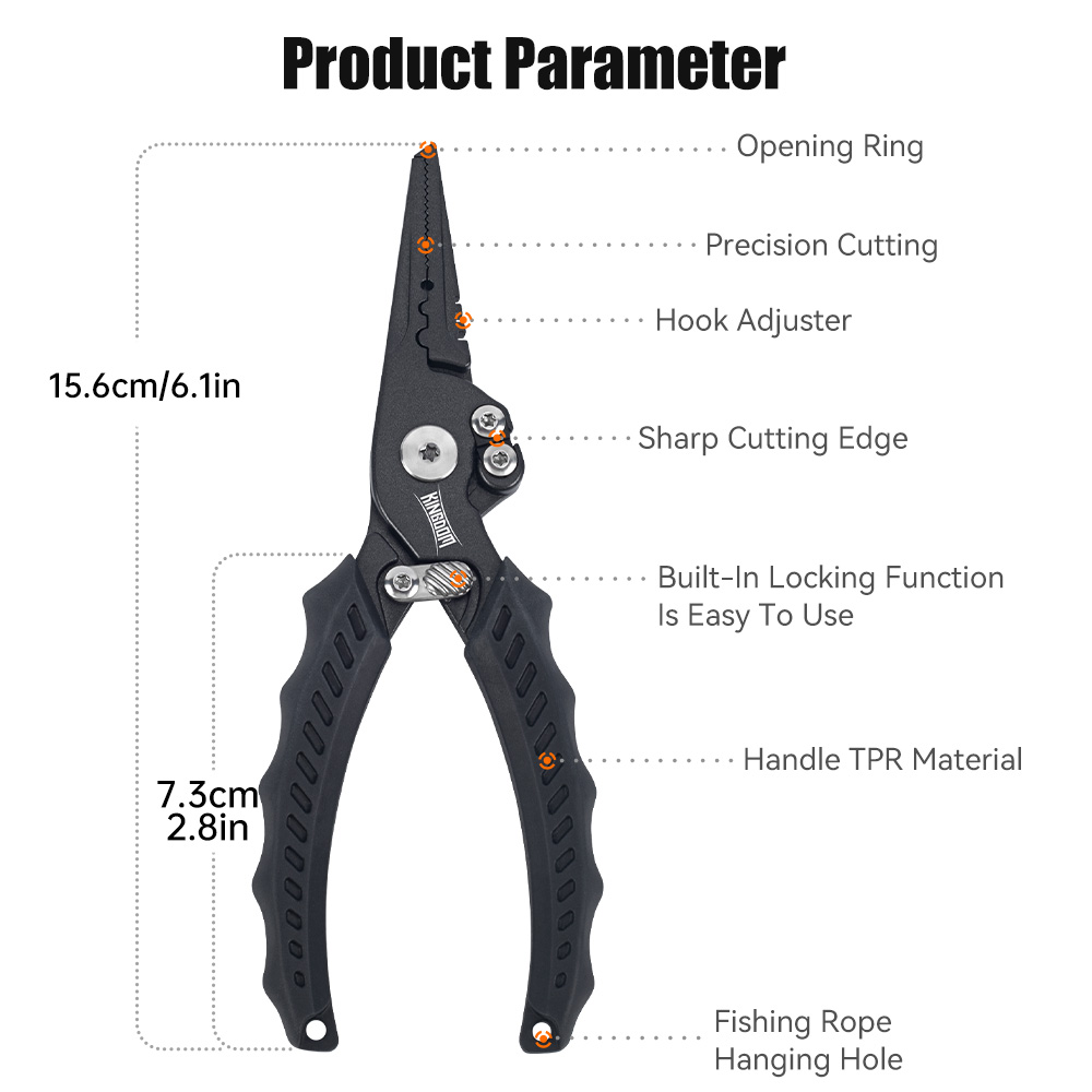 Kingdom Fishing Pliers Multifu - Fishing Line Cutter 评论和价格