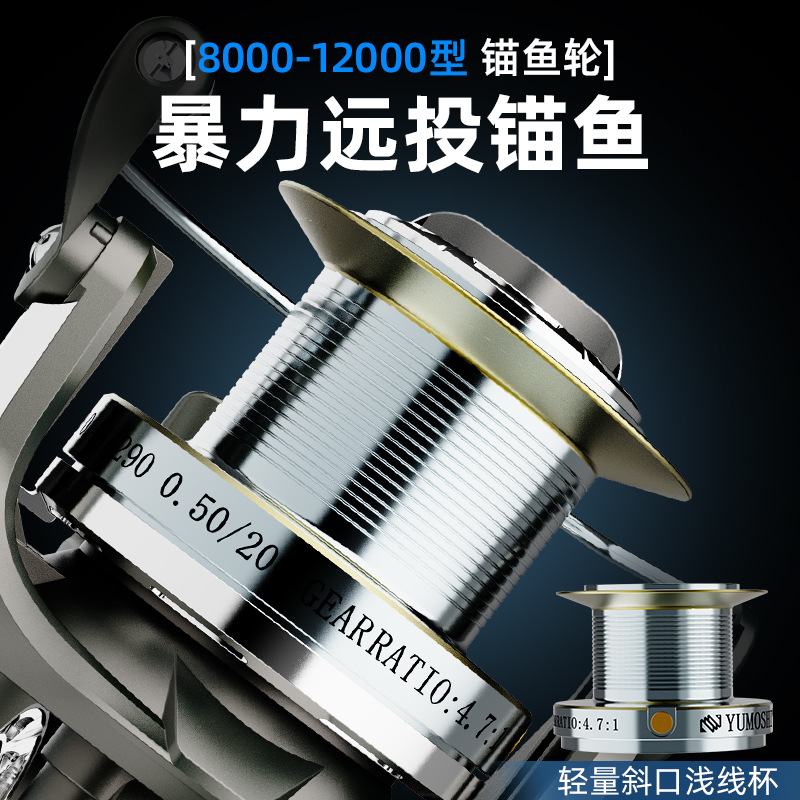 Metal Spinning Fishing Reel Lo - Ice Fishing Line 评论和价格
