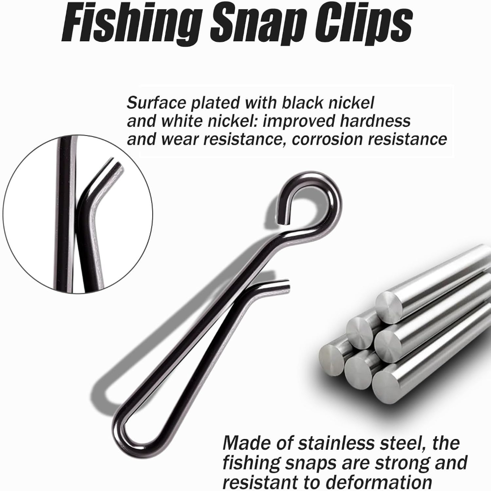 100Pcs Stainless Steel Fishing - Freshwater Line 评论和价格