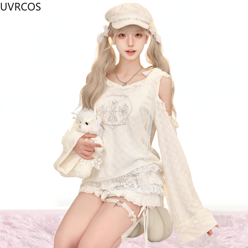 Kawaii Sweet Lolita Style Skir - Fly Line 评论和价格