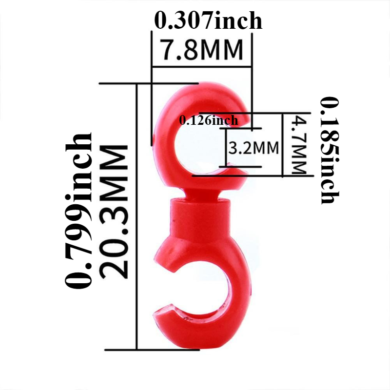 10Pcs/Set Plastics Bike Cross  - Tippet Line 评论和价格