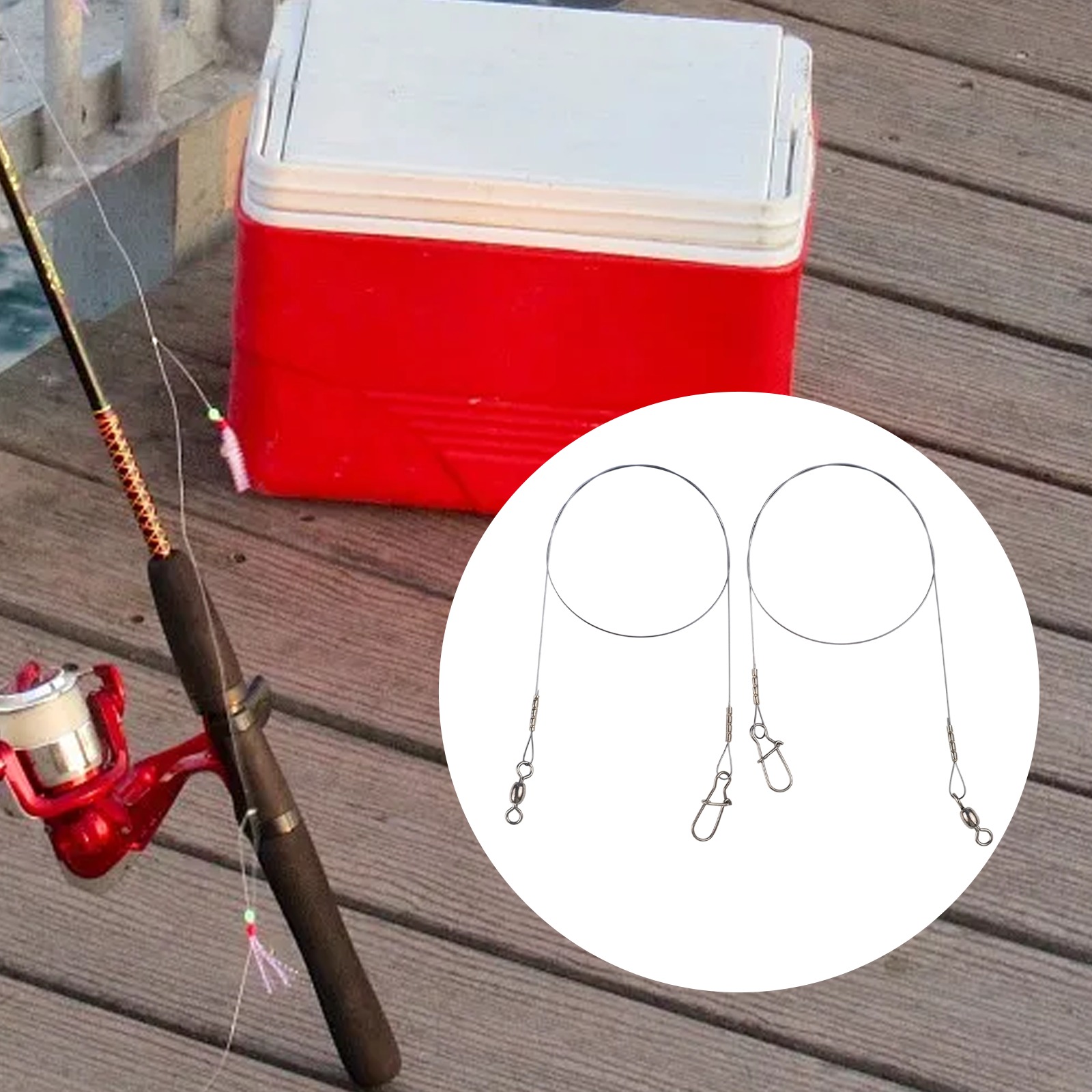 2pc Fishing Titanium Wire Lead - Fishing Line Winder 评论和价格