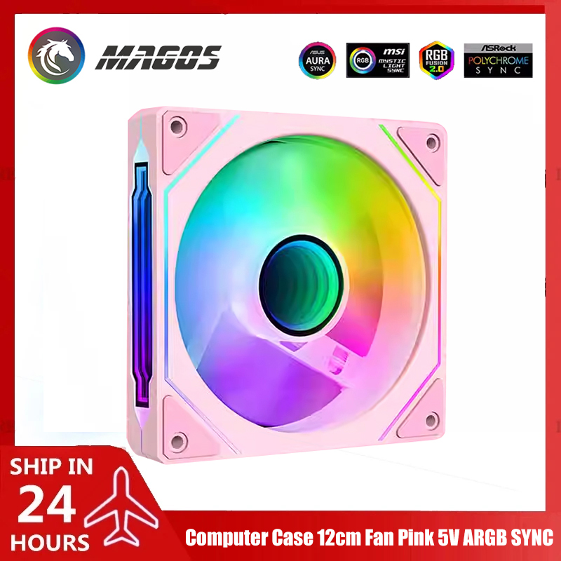 Computer Case Fan Pink 5V ARGB - Fly Line 评论和价格