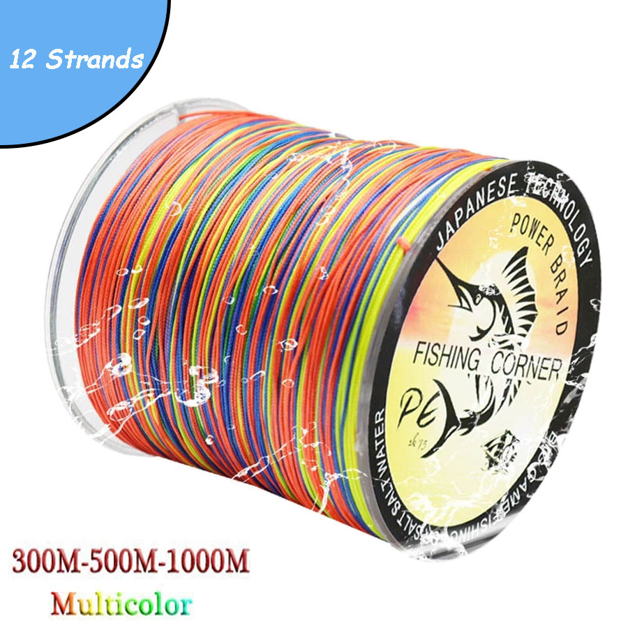 12 Strands Braided Fishing Lin - Ice Fishing Line 评论和价格