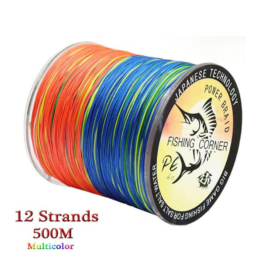 12 Strands Braided Fishing Lin - Ice Fishing Line 评论和价格