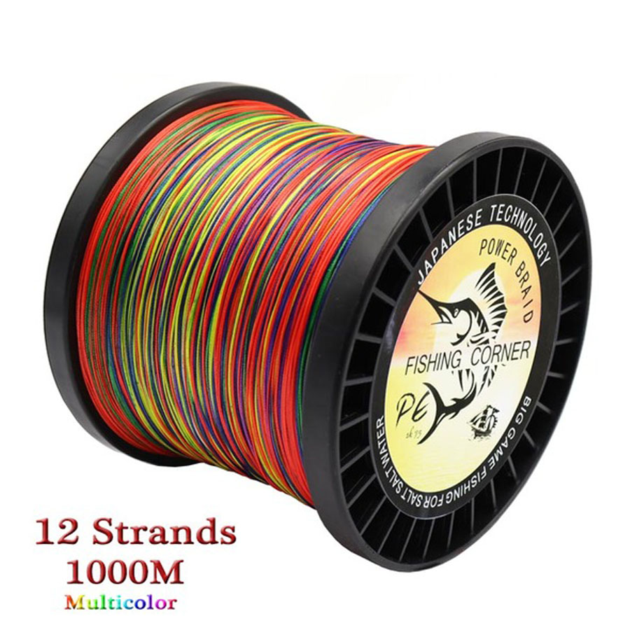 12 Strands Braided Fishing Lin - Ice Fishing Line 评论和价格
