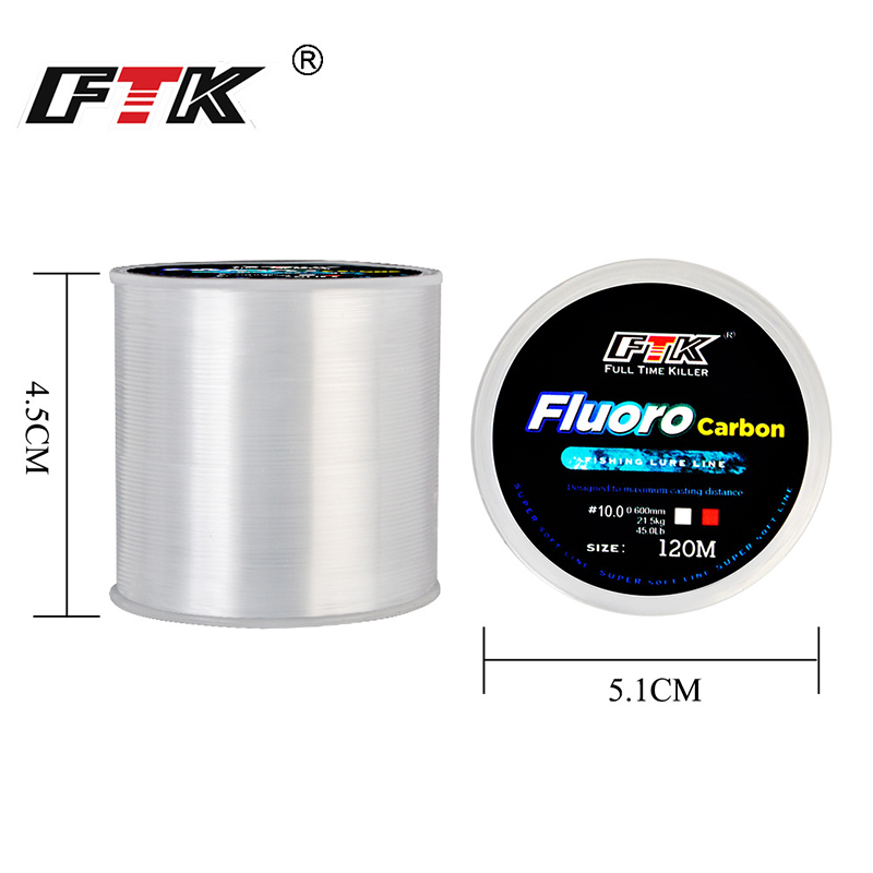 FTK 120m Fishing Line 0.2mm-0. - Fluorocarbon Line 评论和价格