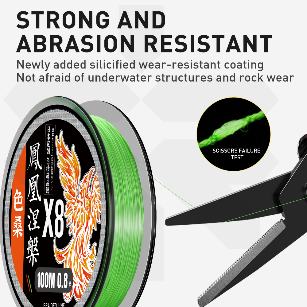 ZUKIBO Phoenix 8 Strand PE Bra - Ice Fishing Line 评论和价格