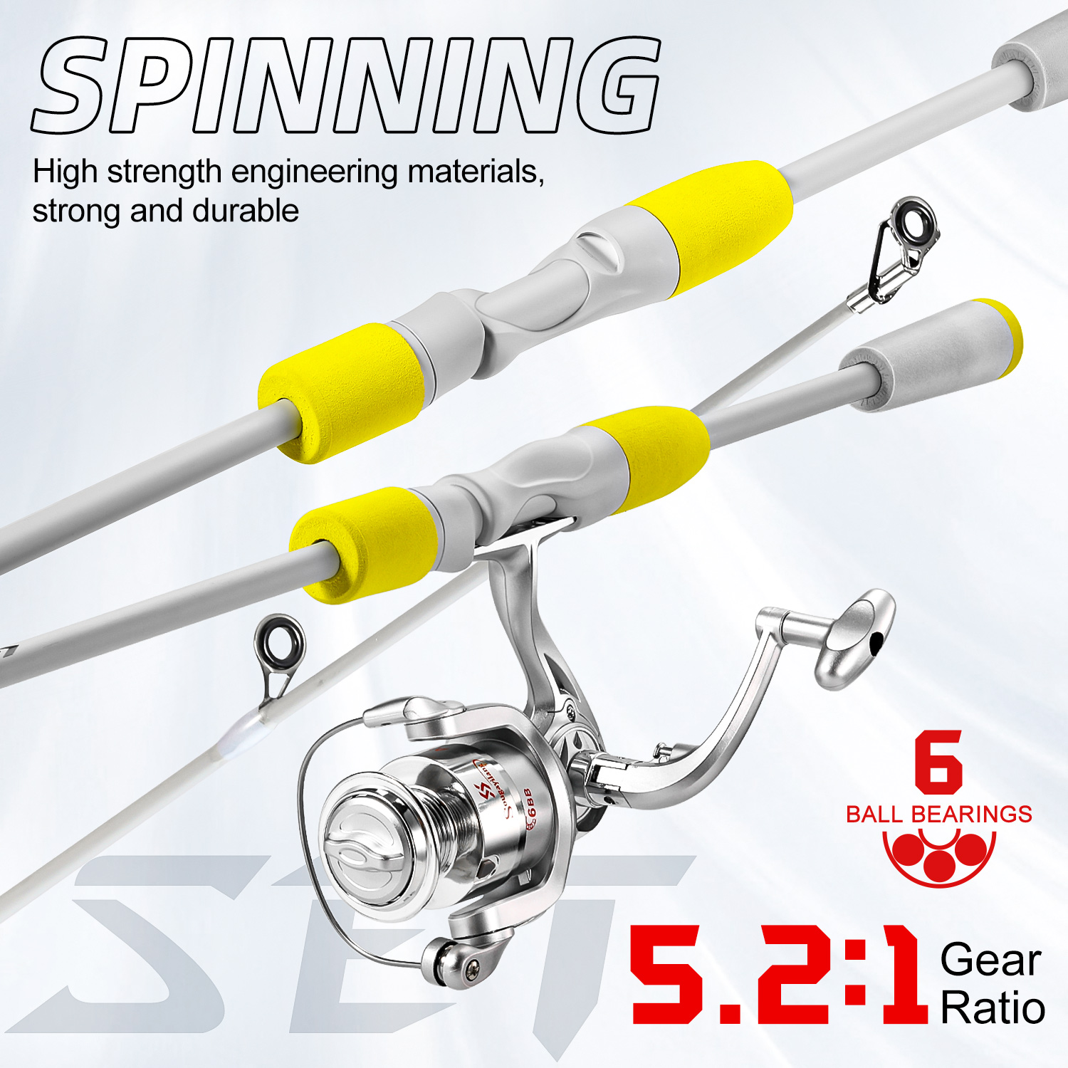 Sougayilang 2section Spinning  - Fishing Line Spooler 评论和价格