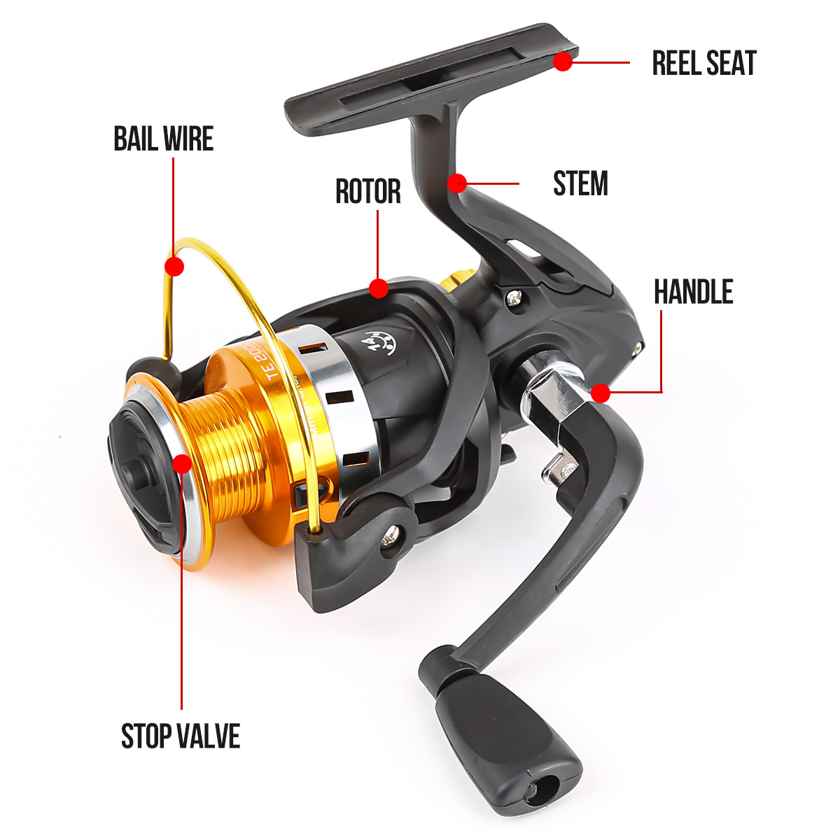 Spinning Reel With Metal Spool - Ice Fishing Line 评论和价格